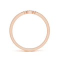 Soft Curved Moissanite Nesting Wedding Band - 1.8 mm