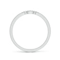 Soft Curved Moissanite Nesting Wedding Band - 1.8 mm