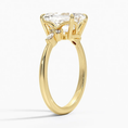 The Radiant Emerald Cut Moissanite Engagement Ring