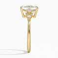 The Radiant Emerald Cut Moissanite Engagement Ring