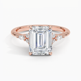 The Radiant Emerald Cut Moissanite Engagement Ring