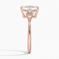 The Radiant Emerald Cut Moissanite Engagement Ring