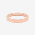 Load image into Gallery viewer, The Flush Baguette Moissanite Wedding Band - 3 mm