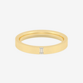 Load image into Gallery viewer, The Flush Baguette Moissanite Wedding Band - 3 mm