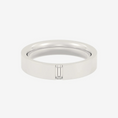Load image into Gallery viewer, The Flush Baguette Moissanite Wedding Band - 4 mm