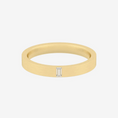 Load image into Gallery viewer, The Flush Baguette Moissanite Wedding Band - 3 mm