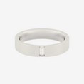 Load image into Gallery viewer, The Flush Baguette Moissanite Wedding Band - 4 mm