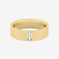 Load image into Gallery viewer, The Flush Baguette Moissanite Wedding Band - 5 mm