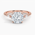 Load image into Gallery viewer, The Radiant Cushion Cut Moissanite Engagement Ring