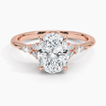 Load image into Gallery viewer, The_Radiant_Oval_Cut_Moissanite_Engagement_Ring_2