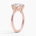 The Radiant Pear Cut Moissanite Engagement Ring