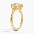The Radiant Pear Cut Moissanite Engagement Ring
