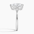 The Radiant Pear Cut Moissanite Engagement Ring