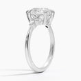 The Radiant Pear Cut Moissanite Engagement Ring