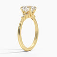 Load image into Gallery viewer, The Radiant Round Cut Moissanite Engagement Ring