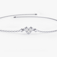 Load image into Gallery viewer, Sterling Silver Trio of Grace Moissanite Bracelet