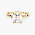 Load image into Gallery viewer, Twist_Emerald_Cut_Moissanite_Engagement_Ring_1