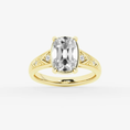Valen Elongated Cushion Cut Vintage Moissanite Engagement Ring