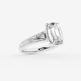 Valen Elongated Cushion Cut Vintage Moissanite Engagement Ring