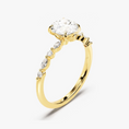 Load image into Gallery viewer, Versailles_Half_Coverage_Round_Cut_Moissanite_Engagement_Ring_4