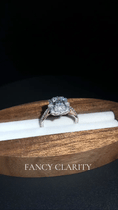 Vintage Emerald Cut Moissanite Art Deco Engagement Ring