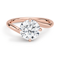 Load image into Gallery viewer, Luminara Round Cut Solitaire Moissanite Engagement Ring