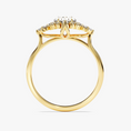 Vintage Halo Oval Cut Moissanite Engagement Ring