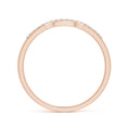 Wave Contour Moissanite Wedding Band - 1.6 mm