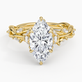 Load image into Gallery viewer, Whispering Vines Marquise Cut Moissanite Engagement Ring