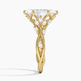 Load image into Gallery viewer, Whispering Vines Marquise Cut Moissanite Engagement Ring