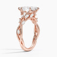 Whispering Vines Marquise Cut Moissanite Engagement Ring