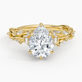 Load image into Gallery viewer, Whispering Vines Pear Cut Moissanite Engagement Ring