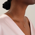 Load image into Gallery viewer, 0.22 CTW Classic Round Cut Moissanite Cross Pendant Necklace