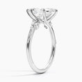 Load image into Gallery viewer, Marquise Cut Floral-Inspired Moissanite Engagement Ring