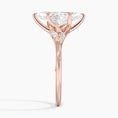 Load image into Gallery viewer, Marquise Cut Floral-Inspired Moissanite Engagement Ring