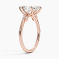 Load image into Gallery viewer, Marquise Cut Floral-Inspired Moissanite Engagement Ring