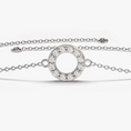 Load image into Gallery viewer, Minimalist Round Moissanite Bracelet