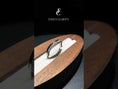 Curved Contour Moissanite Wedding Band