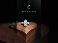 Whispering Vines Marquise Cut Moissanite Engagement Ring