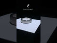 6.5 mm Diagonal Moissanite Men’s Matte Wedding Band