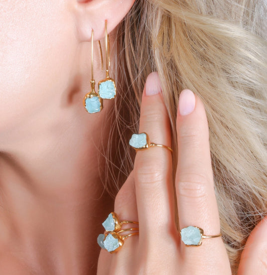 aquamarine jewelry for march birthstone
