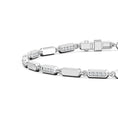 Octagon Link Moissanite Pavé Men’s Tennis Bracelet for Men
