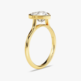 Heart Cut Bezel Moissanite Engagement Ring