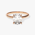 Load image into Gallery viewer, 4-Prong_Solitaire_Oval_Cut_Moissanite_Engagement_Ring_3
