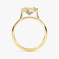 Heart Cut Bezel Moissanite Engagement Ring