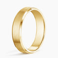5.5 mm Bevelled Edges Men’s Matte Wedding Band