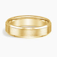 5.5 mm Bevelled Edges Men’s Matte Wedding Band