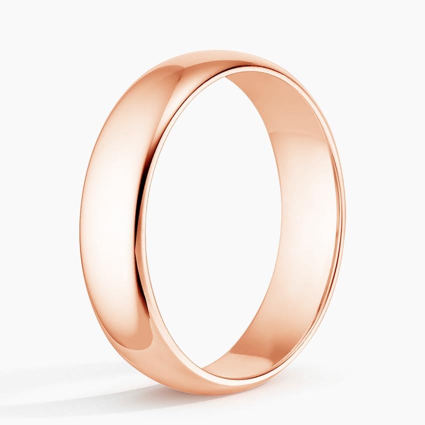 5 mm Comfort Fit Domed Men’s Wedding Band