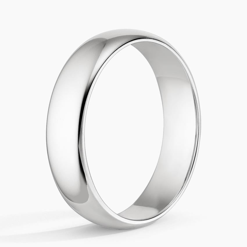 5 mm Comfort Fit Domed Men’s Wedding Band