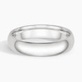 5 mm Comfort Fit Domed Men’s Wedding Band